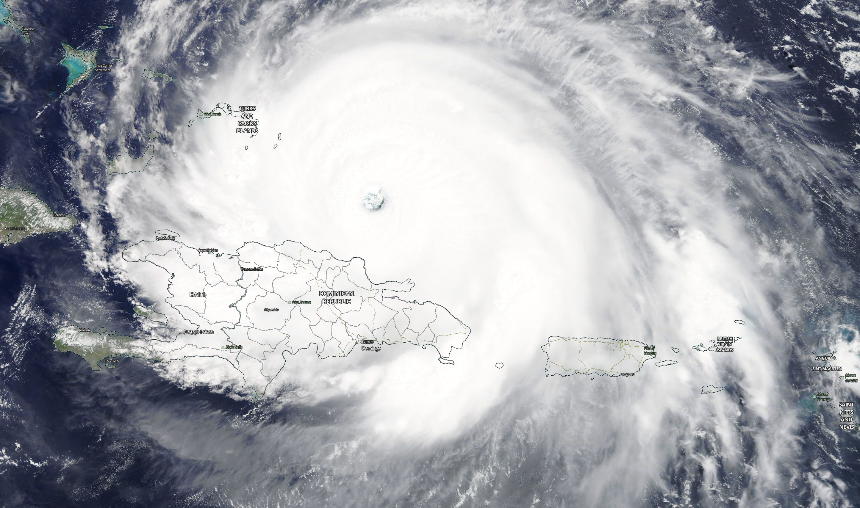 Satellite imagery shows how Hurricane Irma left its mark on the planet ...