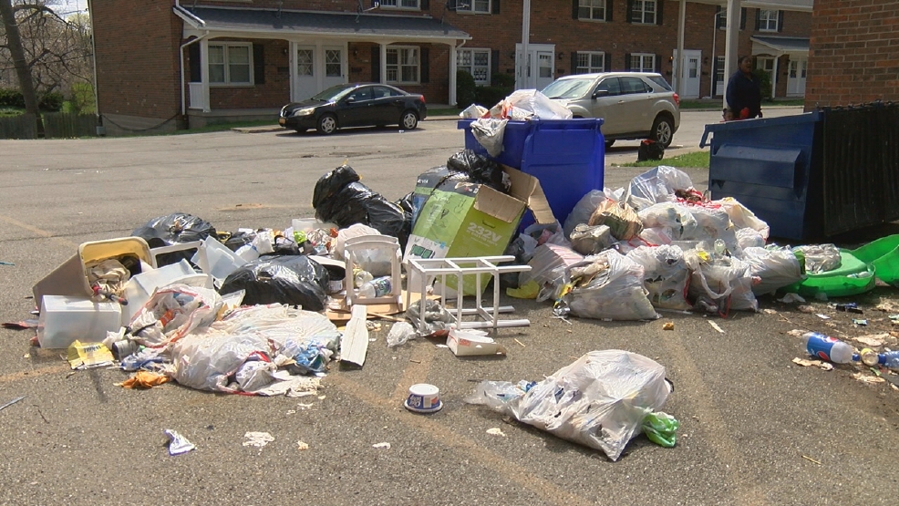 Tenants seek answers after trash, debris scattered over apartment