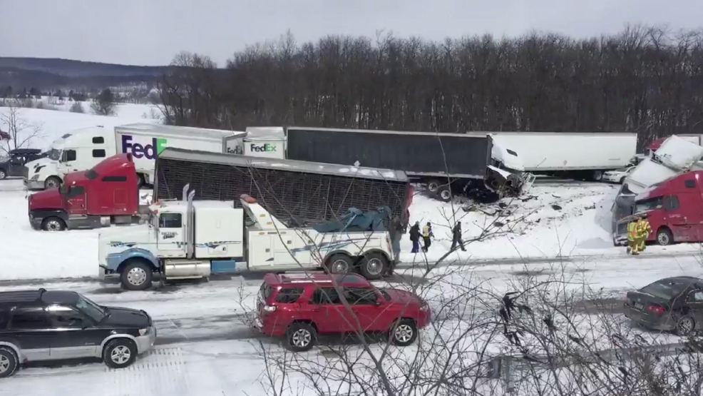 Deadly, massive multicar pileup closes Pennsylvania interstate KOMO