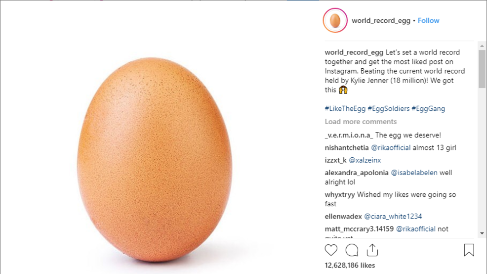 Image result for egg on instagram