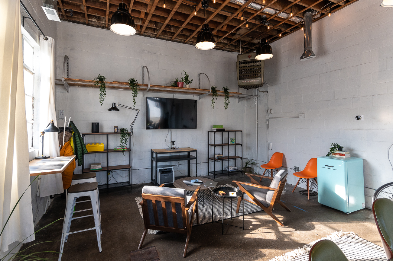 An Old NKY Gas Station Was Converted To a Cool Rentable Space For
