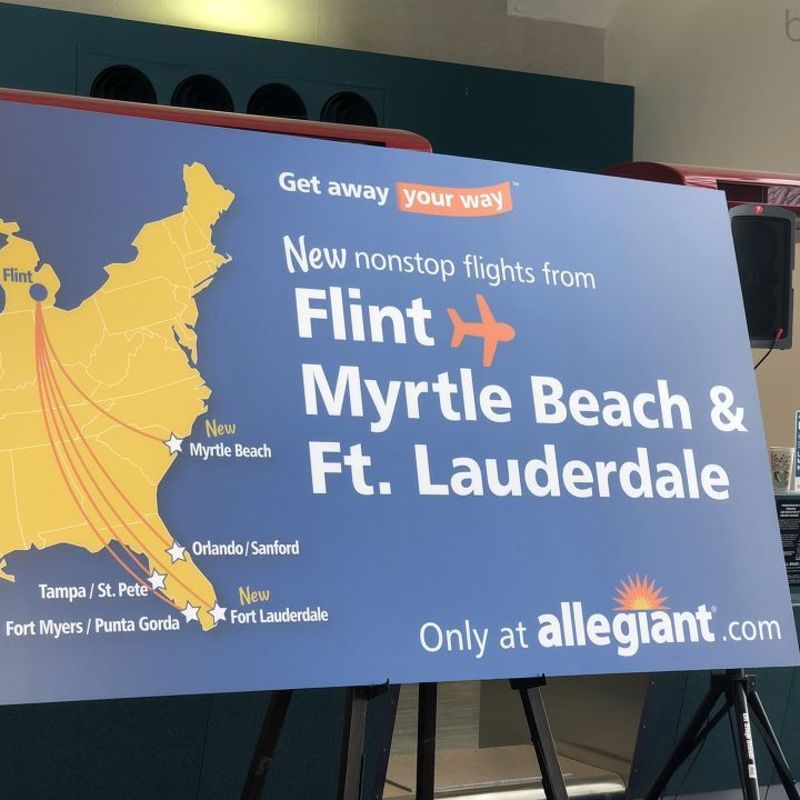 Allegiant Announces New Flights From Flint To Myrtle Beach Fort