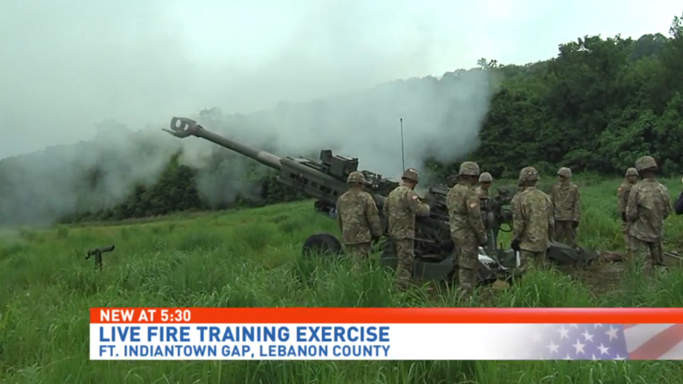 Fort Indiantown Gap conducts live artillery training WHP