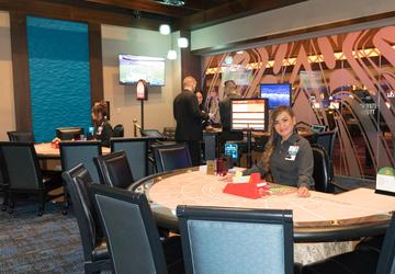 Slot machines at the Snoqualmie Casino