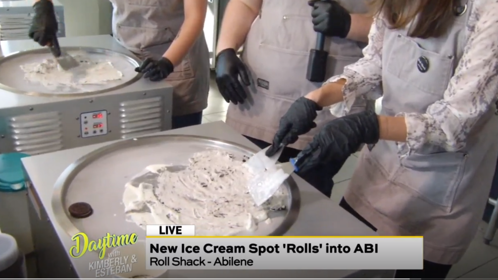 scoop and roll ice cream