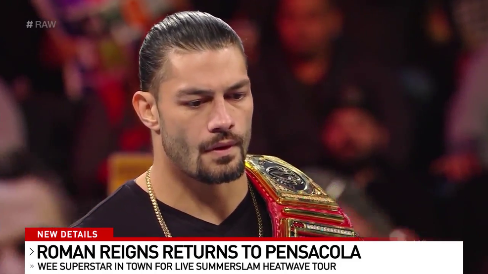 WWE Superstar Roman Reigns returns to Pensacola WEAR