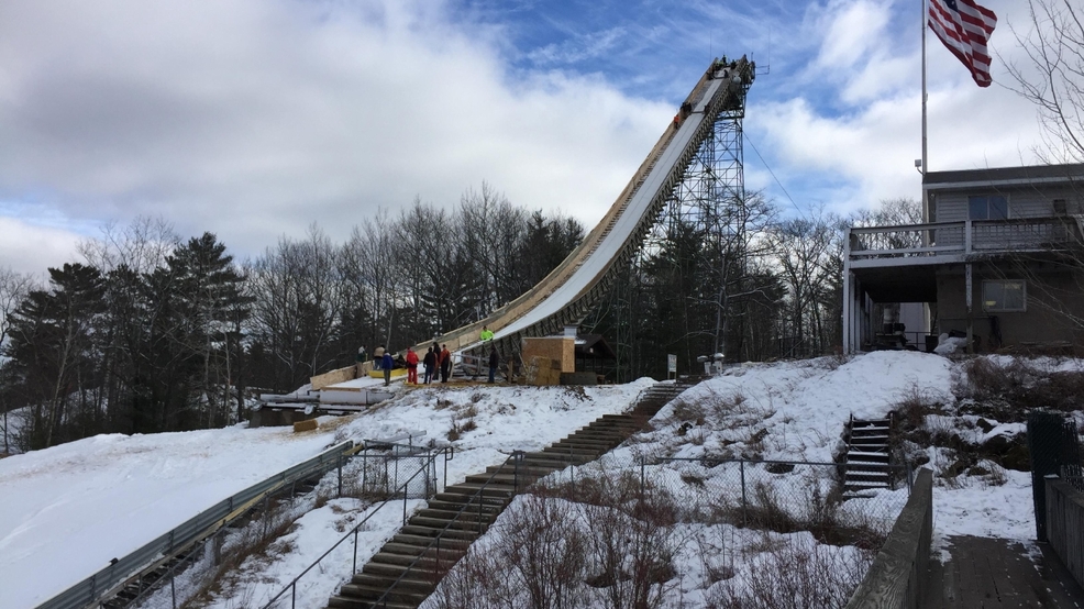 Ski jumping tournament in Iron Mountain, Michigan WLUK