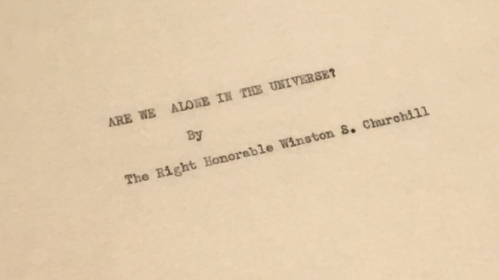 Winston churchill essay