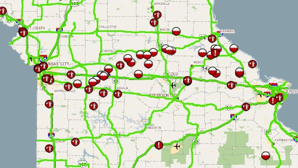 Several roads closed in midMissouri due to flooding KRCG