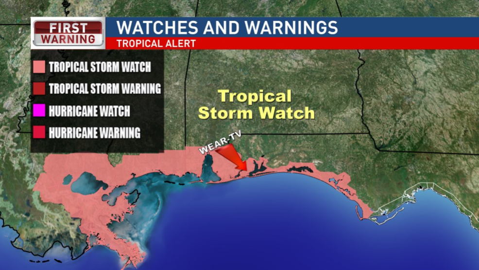 Tropical Storm Watch Issued | WEAR