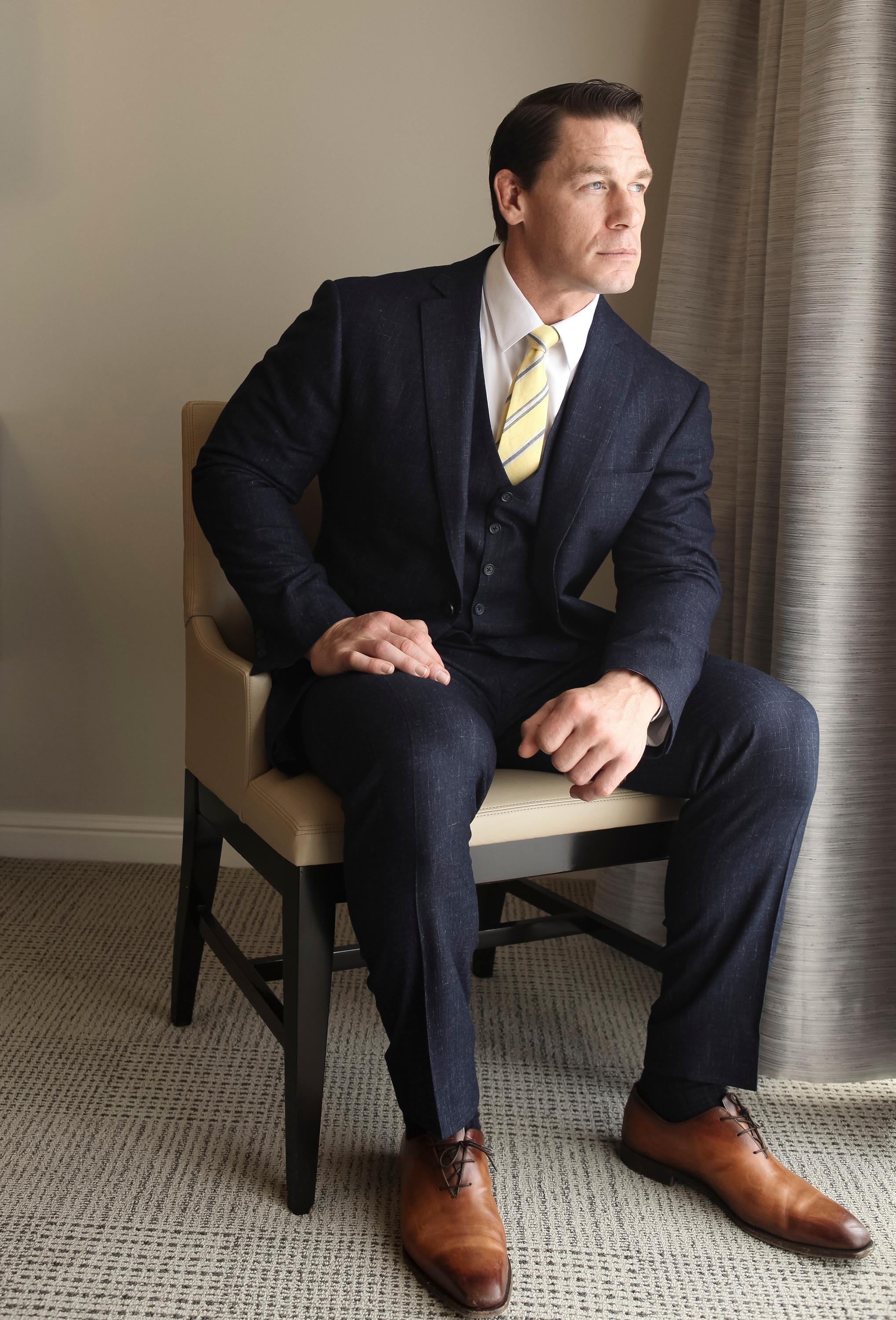 9, 2018 photo shows wwe star-turned-actor john cena posing fr