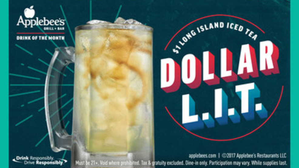 Applebee's offering 1 Long Island Iced Teas all December long WOAI